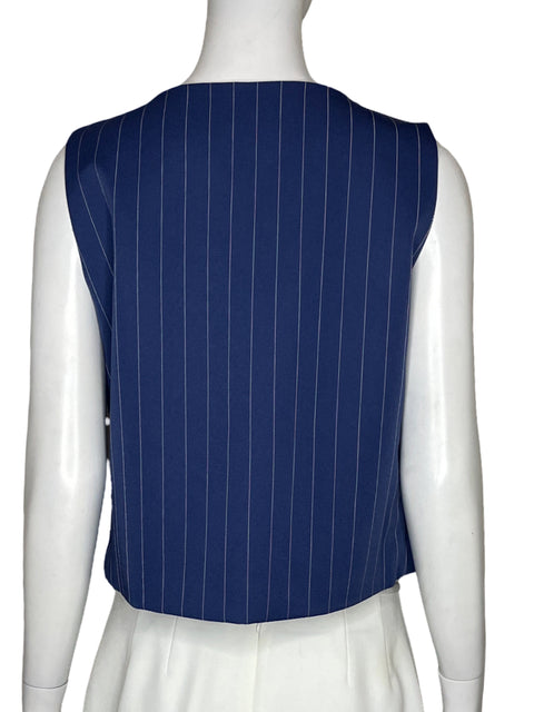 Chaleco Kaiia Líneas Azul - Talla 8