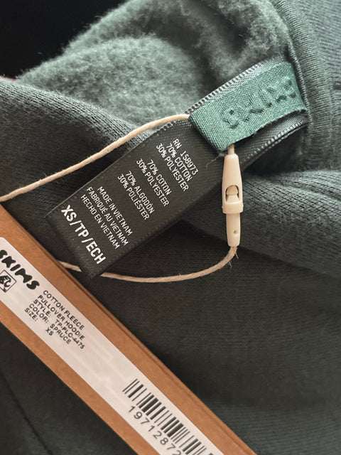 Jacket Skims Hoodie Verde - Talla XS