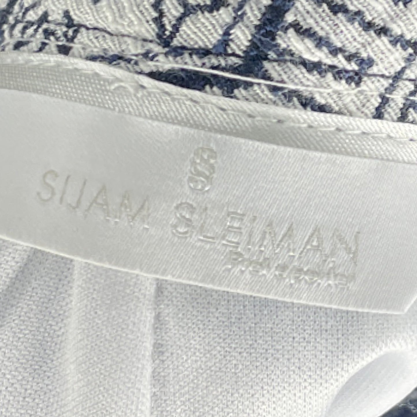 Falda Sijam Sleiman Jaquard Azul-Talla S