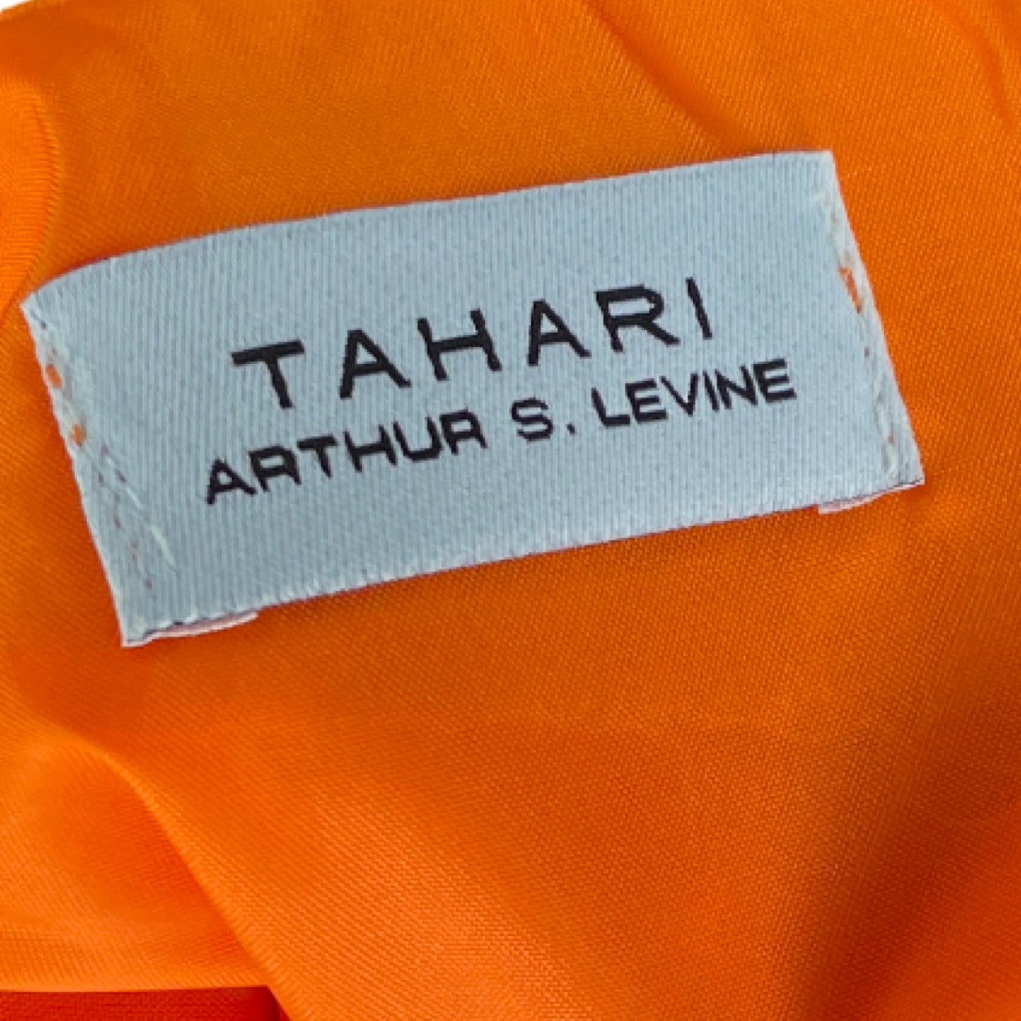 Falda Tahari Arthur S.Levine Recta Naranja-Talla 6