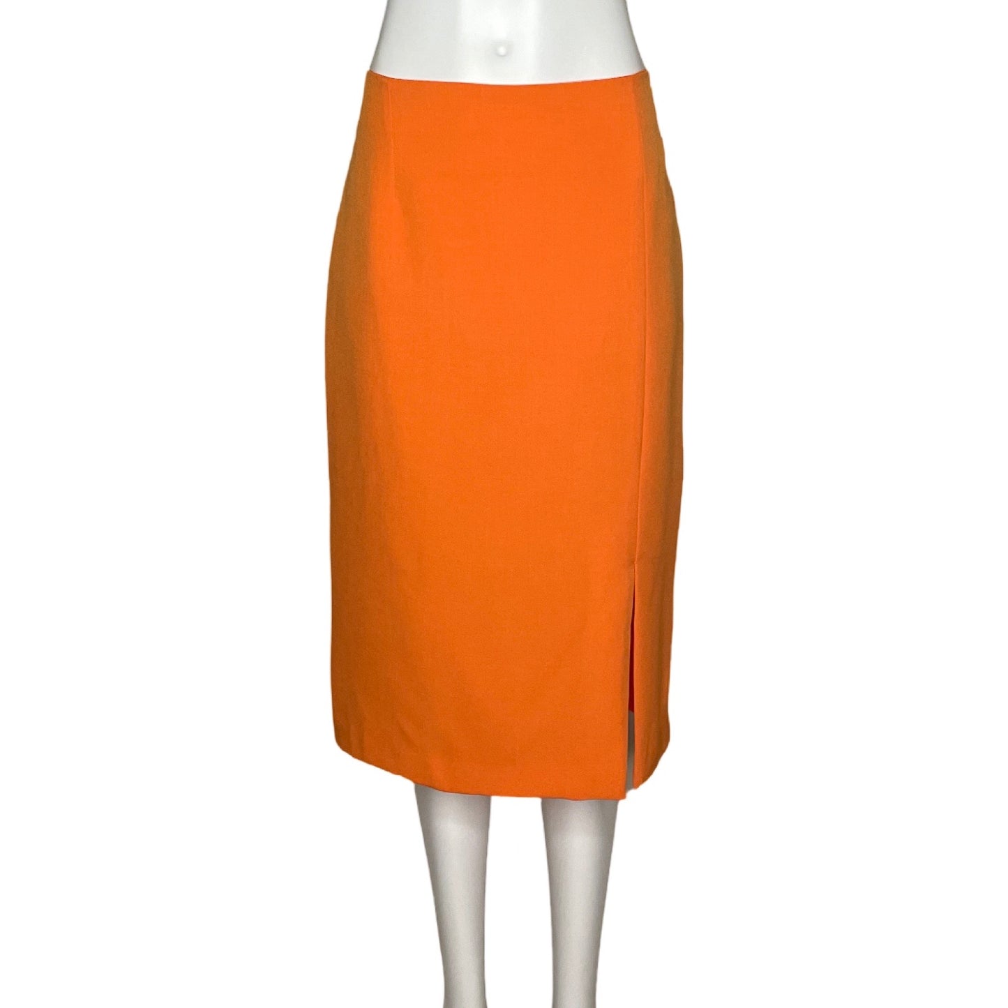 Falda Tahari Arthur S.Levine Recta Naranja-Talla 6