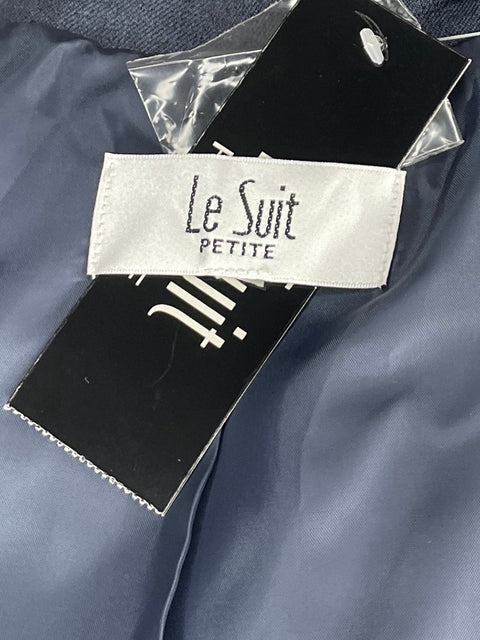 Blazer Le Suit Doble Botón Azul-Talla 4P