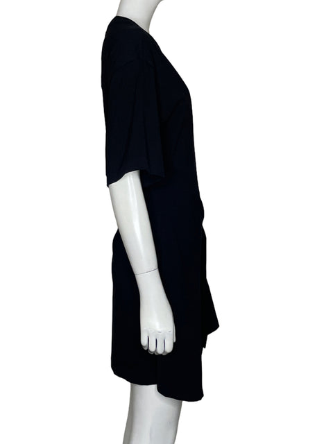 Vestido Simkhai Drapeado Negro - Talla M