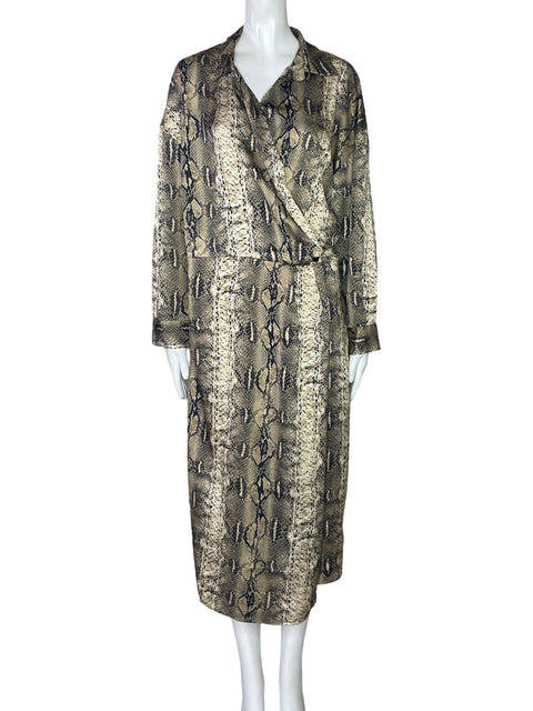 Vestido YMHY Animal Print Negro-Talla L