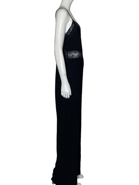 Mono Zara De Encaje Negro - Talla L