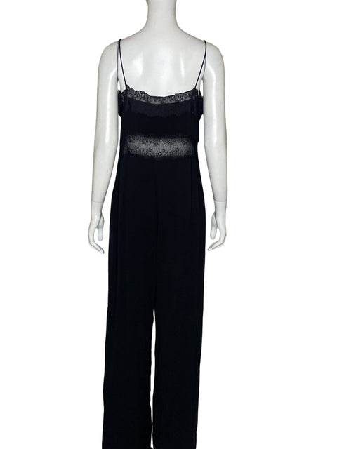 Mono Zara De Encaje Negro - Talla L