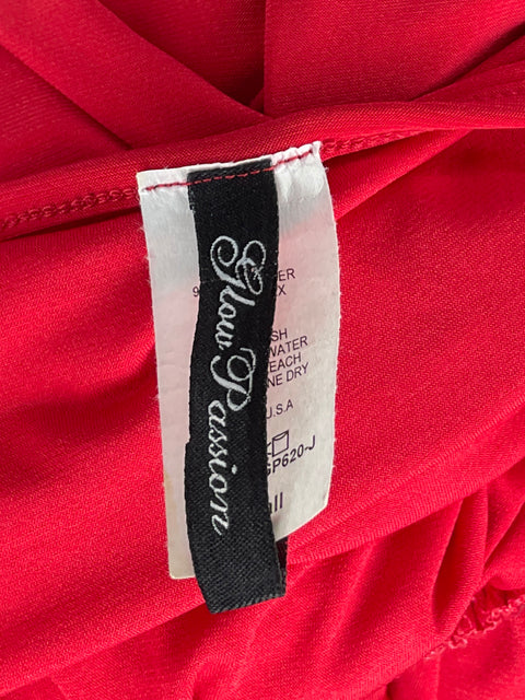 Mono Glow passion Sin Mangas Rojo-Talla S