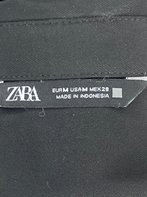 Mono Zara Bolsillo Mangas Cortas Negro-Talla M