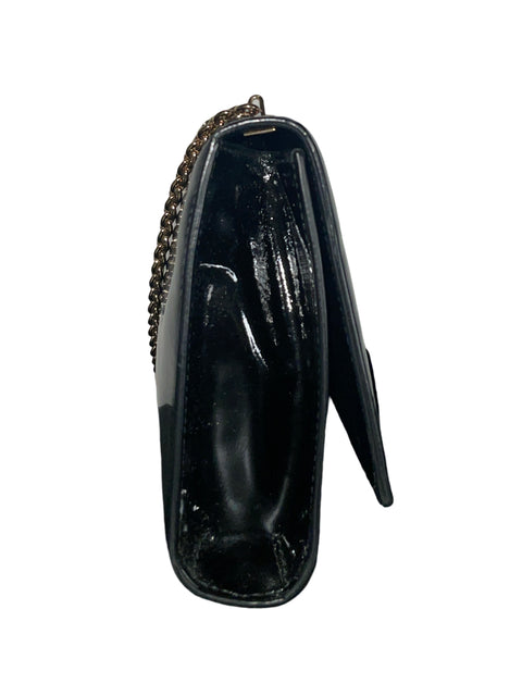 * Bolso Ferragamo Crossbody Charol Negro-Talla S