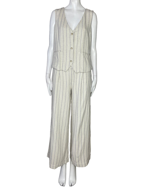 Set Esprit Rayas Botones Beige-Talla 6