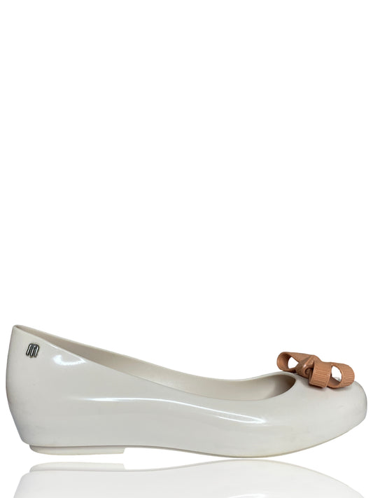 Calzado Melissa/Jason Wu beige-Talla 8