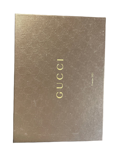 * Calzado Gucci Rooney Peep Toe Negro-Talla 37.5