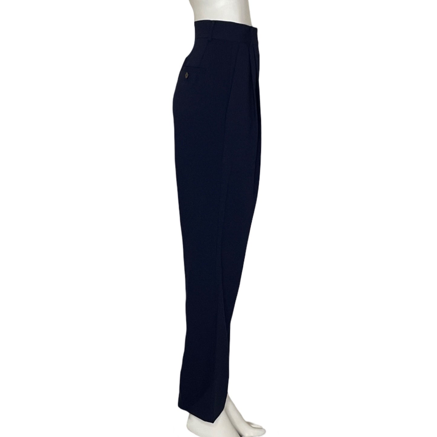 Pantalon The Frankie Shop Plisado Azul-Talla S