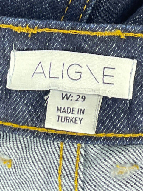 Pantalón Aligne Denim Barrel Azul-Talla 29