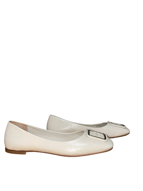 * Calzado Tory Burch Georgia Ballet Flats Beige-Talla 6