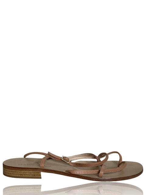 Calzado Paolo Ferrara Sandalias Destalonadas Marrón-Talla 38