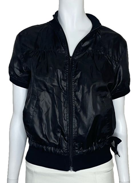 Top Sublevel Mangas Cortas Negro-Talla M