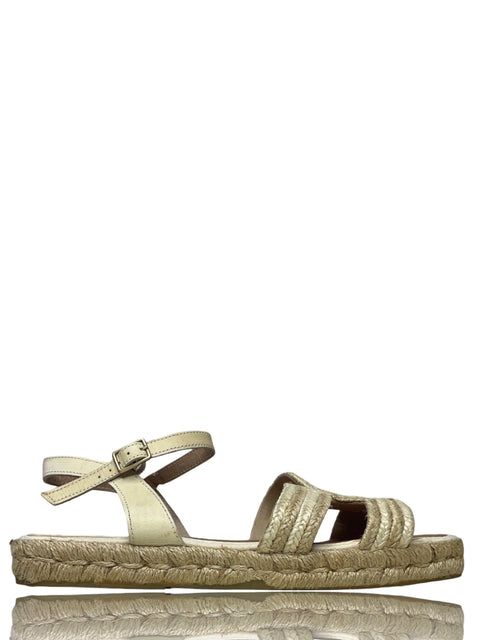 Calzado Casteller Planos Yute Beige-Talla 37