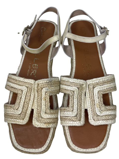 Calzado Casteller Planos Yute Beige-Talla 37
