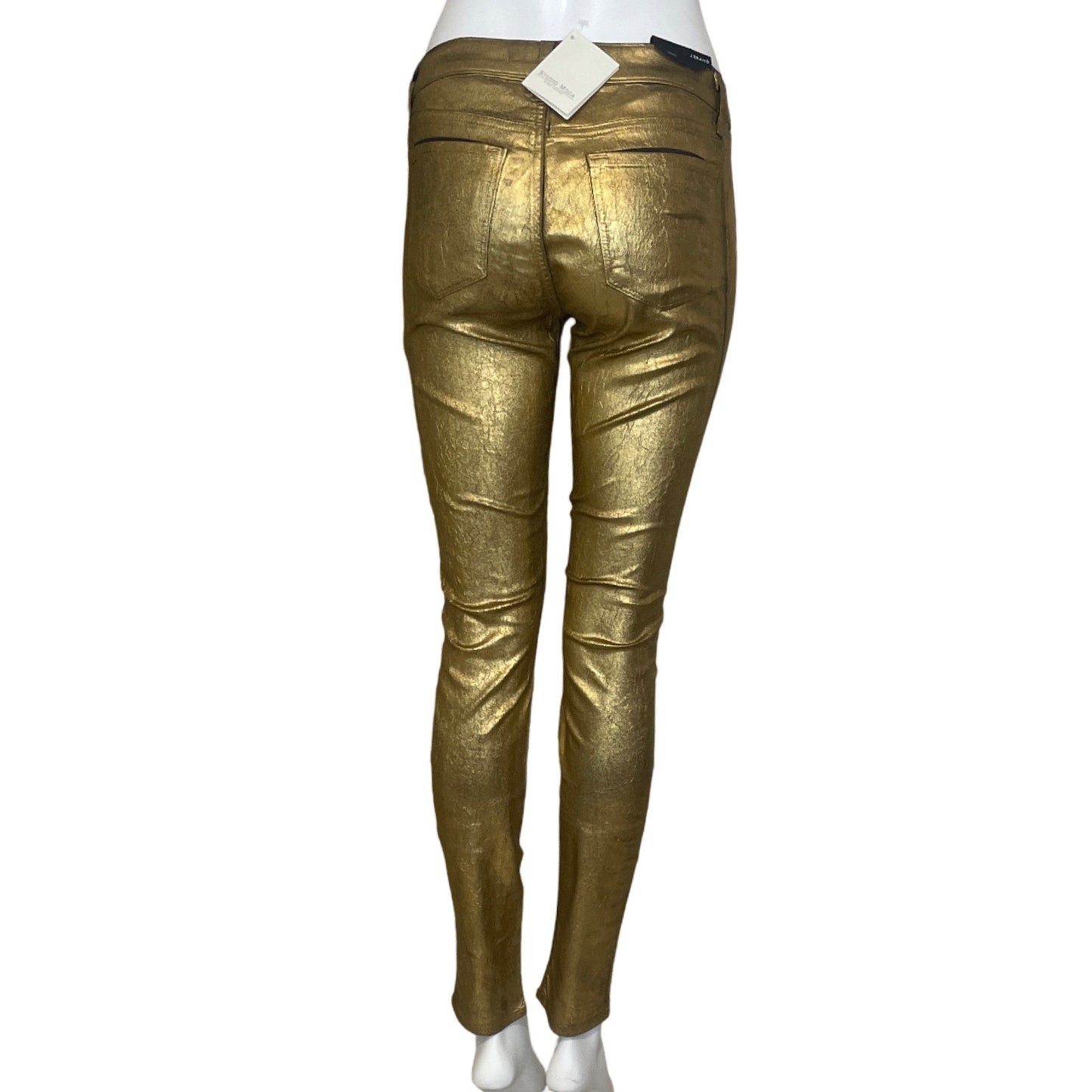 Pantalon J Brand Brillante Dorado Talla 27