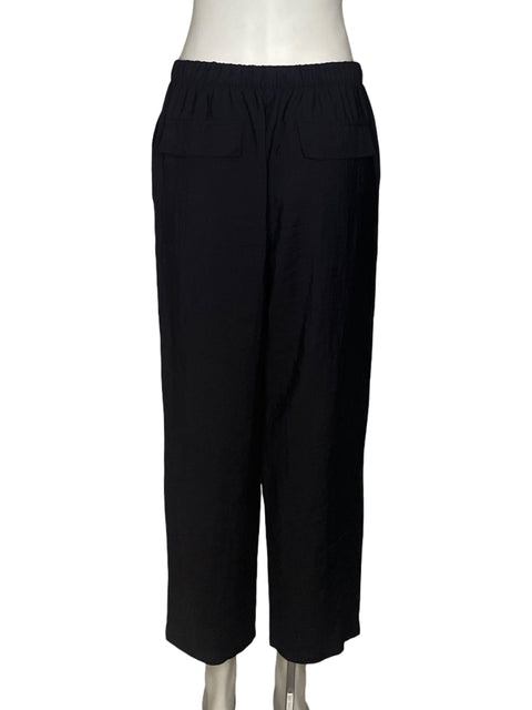 Pantalón Zara Cargo Bolsillos Negro - Talla S