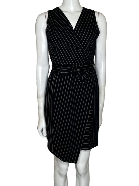 Vestido BCBG Solapa Negro-Talla XS