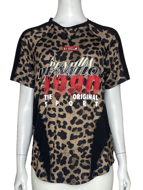 Sweater PE Nation Animal Print Negro - Talla XS