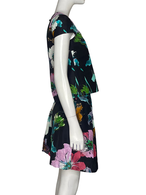 Set Milly Blusa + Falda Estampado Negro - Talla S