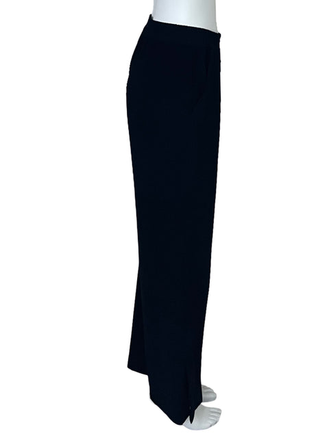 Pantalón Zara Pliegues Bolsillon Negro-Talla S