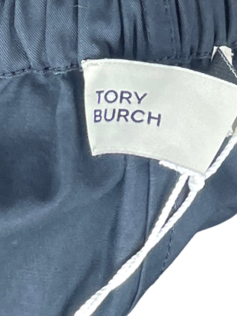 Pantalón Tory Burch De Popelina Con Cordon Negro - Talla 4