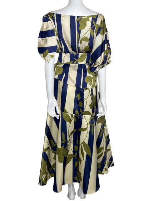 Set Felipe De La Pava Rayas Azul-Talla L