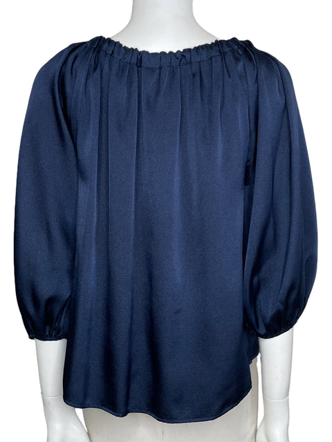 Blusa Tyche Fluida Azul-Talla L