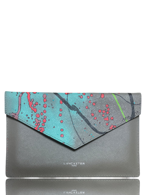 Bolso Lancaster Estampado Gris-Talla S