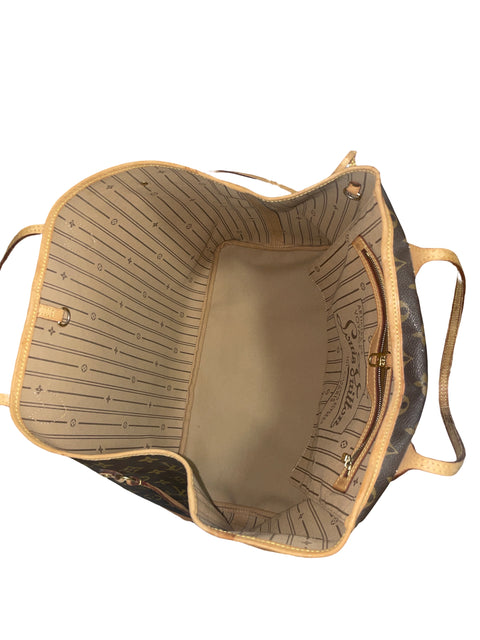 * Bolso Louis Vuitton Neverfull Monogram Sp4087 Marrón-Talla L