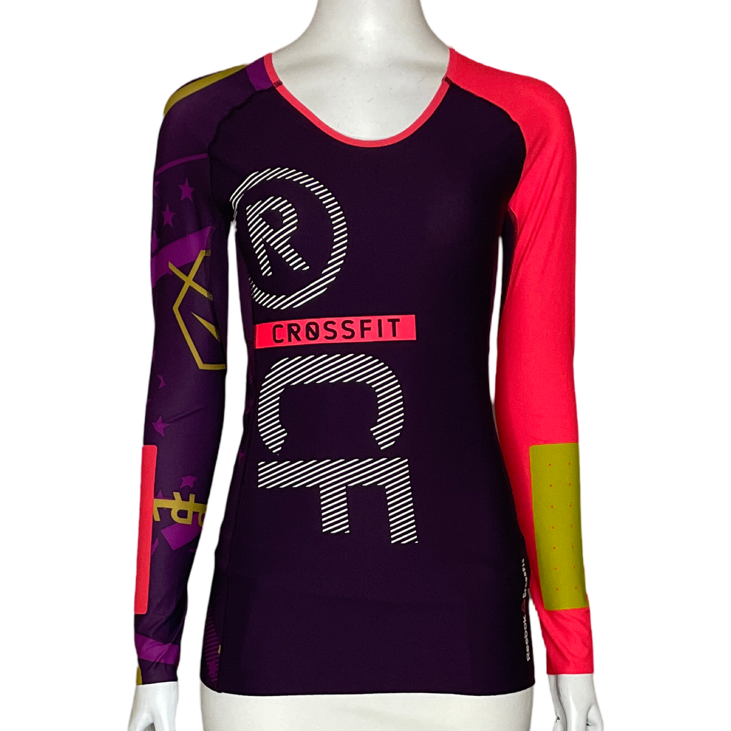 Top Reebok Cross Fit Morado-Talla S