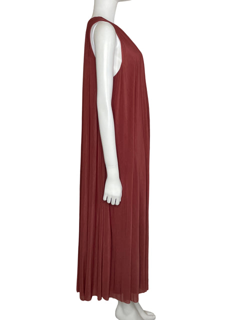 Vestido MNG Halter Fluido Rojo-Talla 8