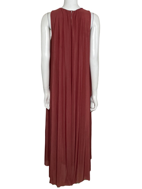 Vestido MNG Halter Fluido Rojo-Talla 8