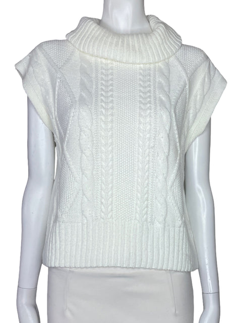 Blusa Esprit Tejido Sin Mangas Blanco-Talla S