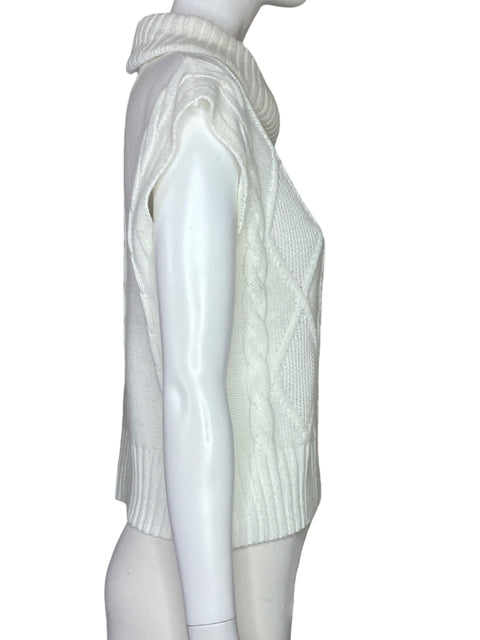 Blusa Esprit Tejido Sin Mangas Blanco-Talla S