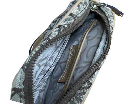 Cartera Calvin Klein Monograma Beige - Talla U