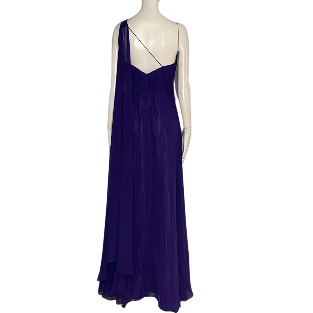 Vestido Joseph Cortese Collezione One Shoulder
Lentejuelas Morado-Talla M