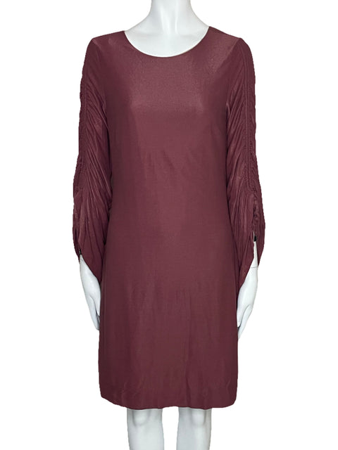 Vestido Romaria Mangas Funcido Rosado-Talla 38