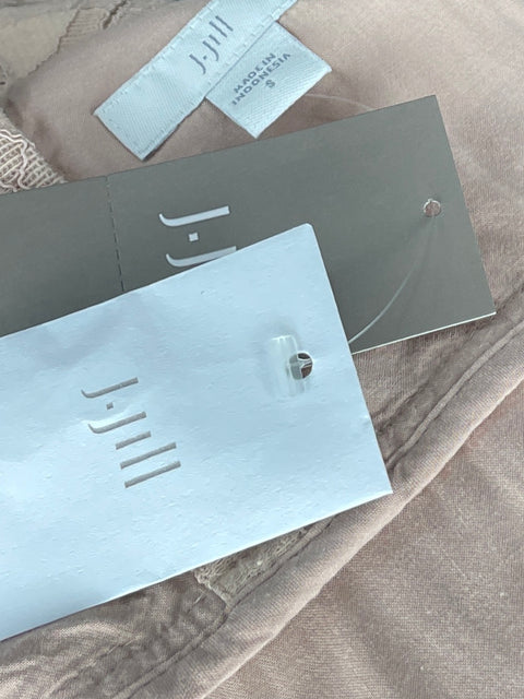 Blusa J.Jill Encaje Beige-Talla S