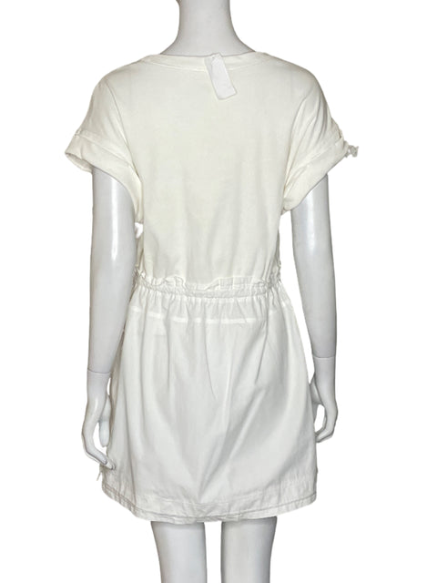 Vestido Double Zero Fluido Blanco - Talla L