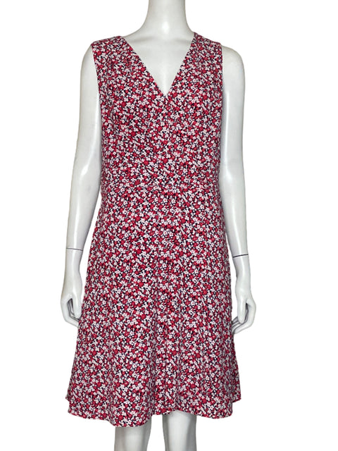 Vestido Ralph Lauren Flores Rojo - Talla 12P