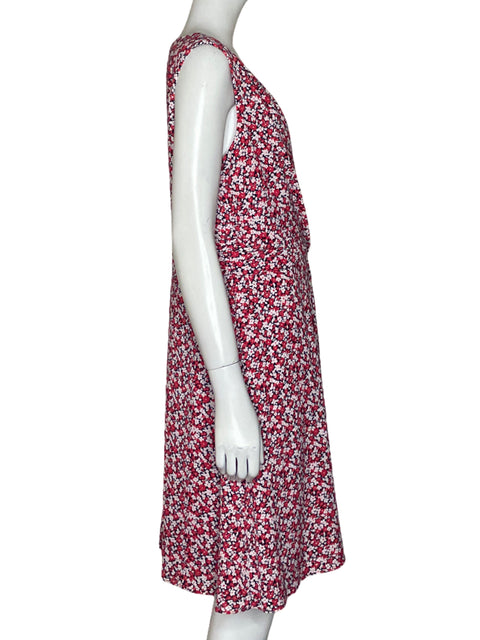 Vestido Ralph Lauren Flores Rojo - Talla 12P