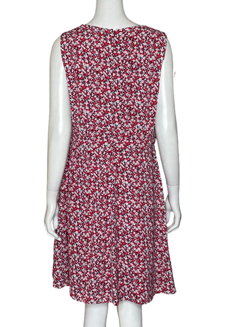 Vestido Ralph Lauren Flores Rojo - Talla 12P