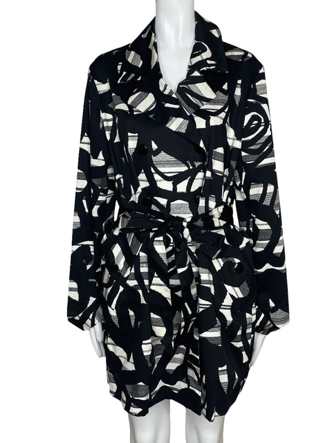 Chaqueta Dana Buchman Estampado Negro-Talla L