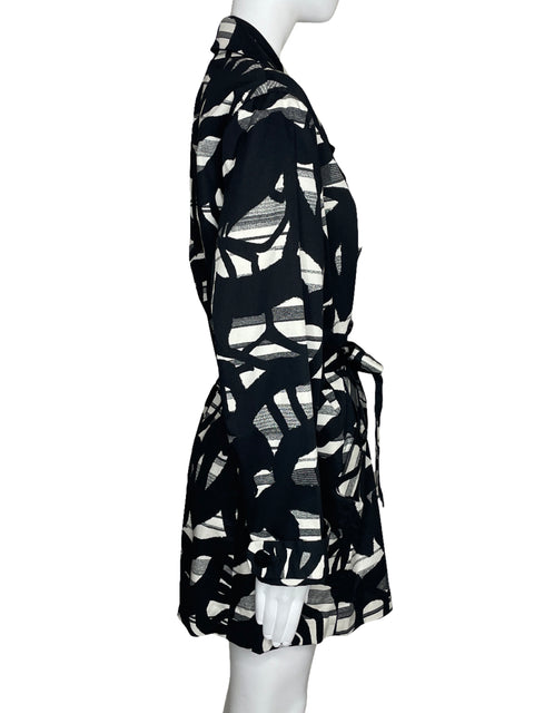 Chaqueta Dana Buchman Estampado Negro-Talla L