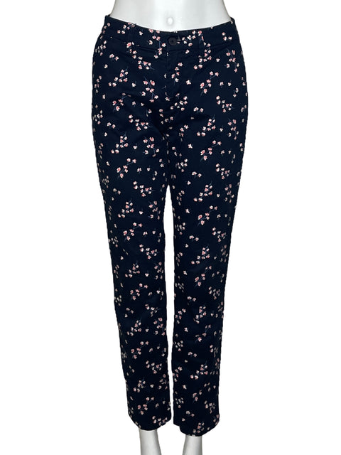 Pantalón Tommy Hilfiger Floral Azul-Talla 6